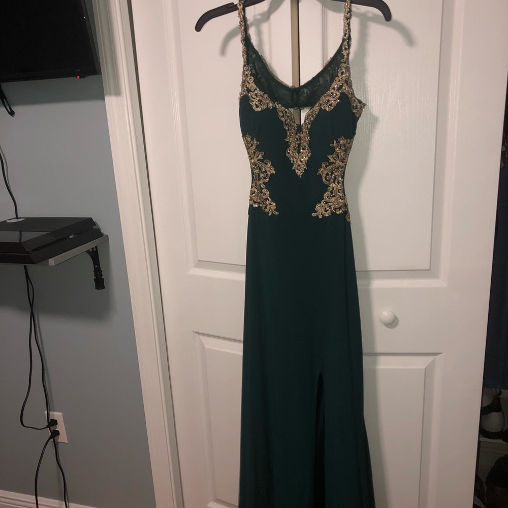A beautiful prom gown